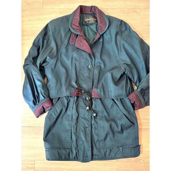 VTG (80-90’s)Forecaster of Boston XS Womens Rain Coat Thermoloft  Insulation EUC - Picture 11 of 15